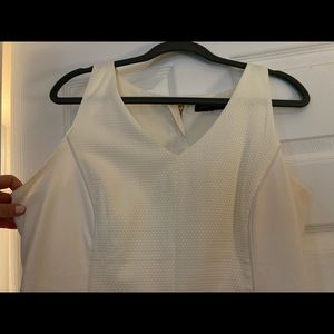 Banana Republic cream sheath dress